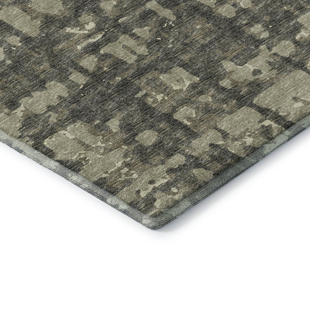 Premium Machine Washable Mayfield  Earth 2'3" x 7'6" Runner Rug. Picture 3