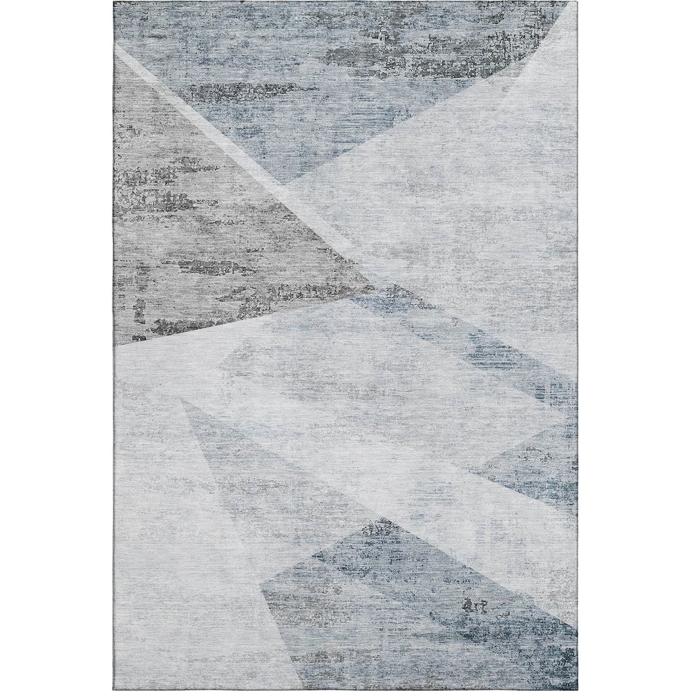 Premium Machine Washable Mayfield AMF770 Sky 3' x 5' Rug. Picture 1