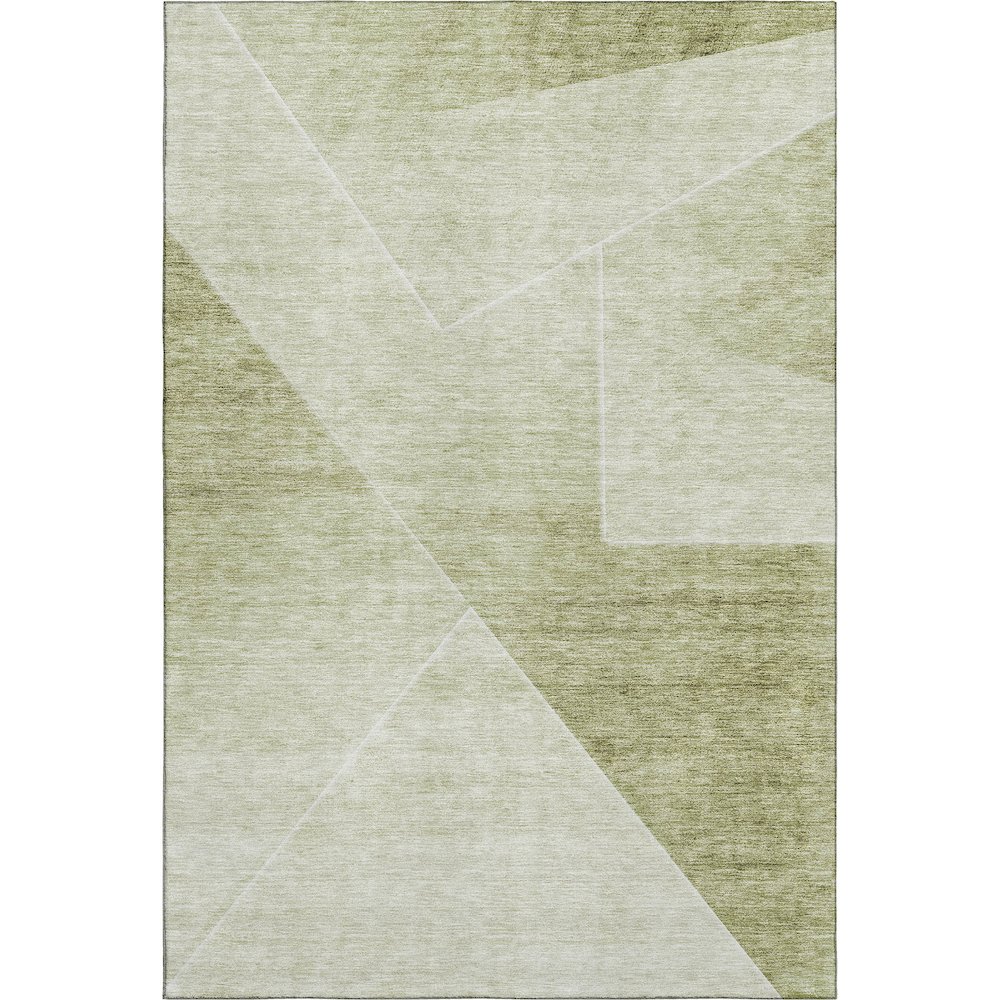 Premium Machine Washable Mayfield AMF779 Sage 3' x 5' Rug. Picture 1