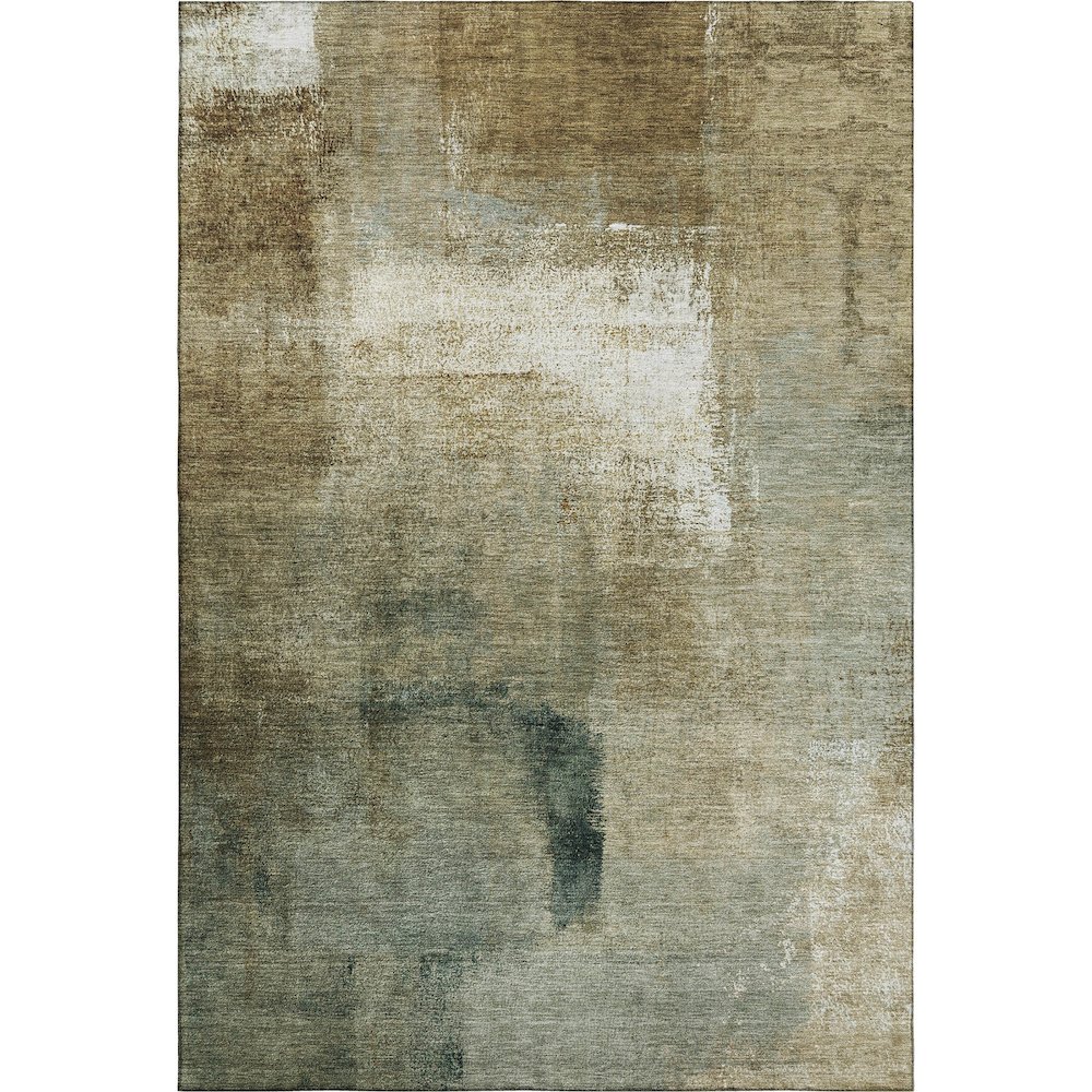 Premium Machine Washable Mayfield AMF787 Brown 3' x 5' Rug. Picture 1