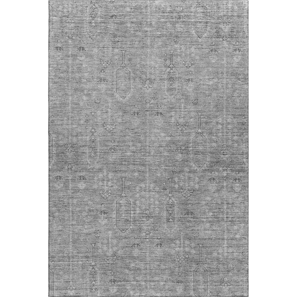 Premium Machine Washable Mayfield AMF790 Gray 3' x 5' Rug. Picture 1
