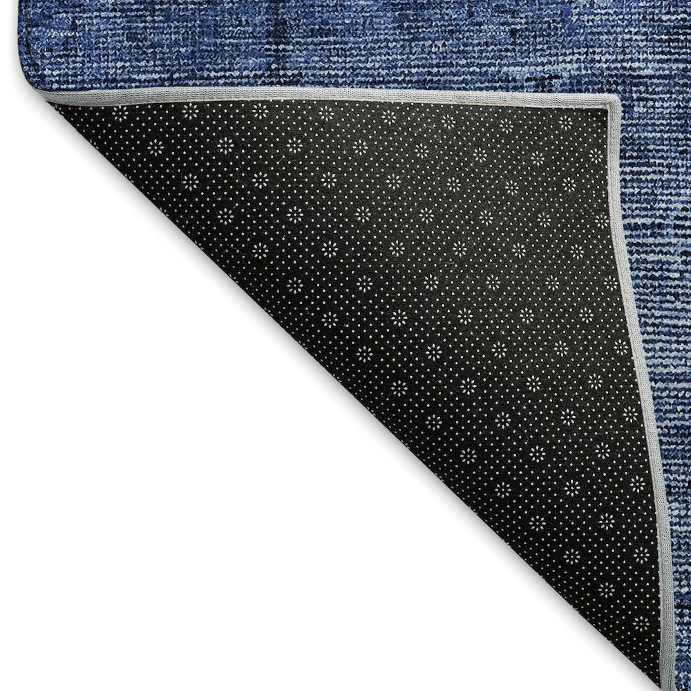 Premium Machine Washable Mayfield AMF790 Navy 2'3" x 7'6" Runner Rug. Picture 2
