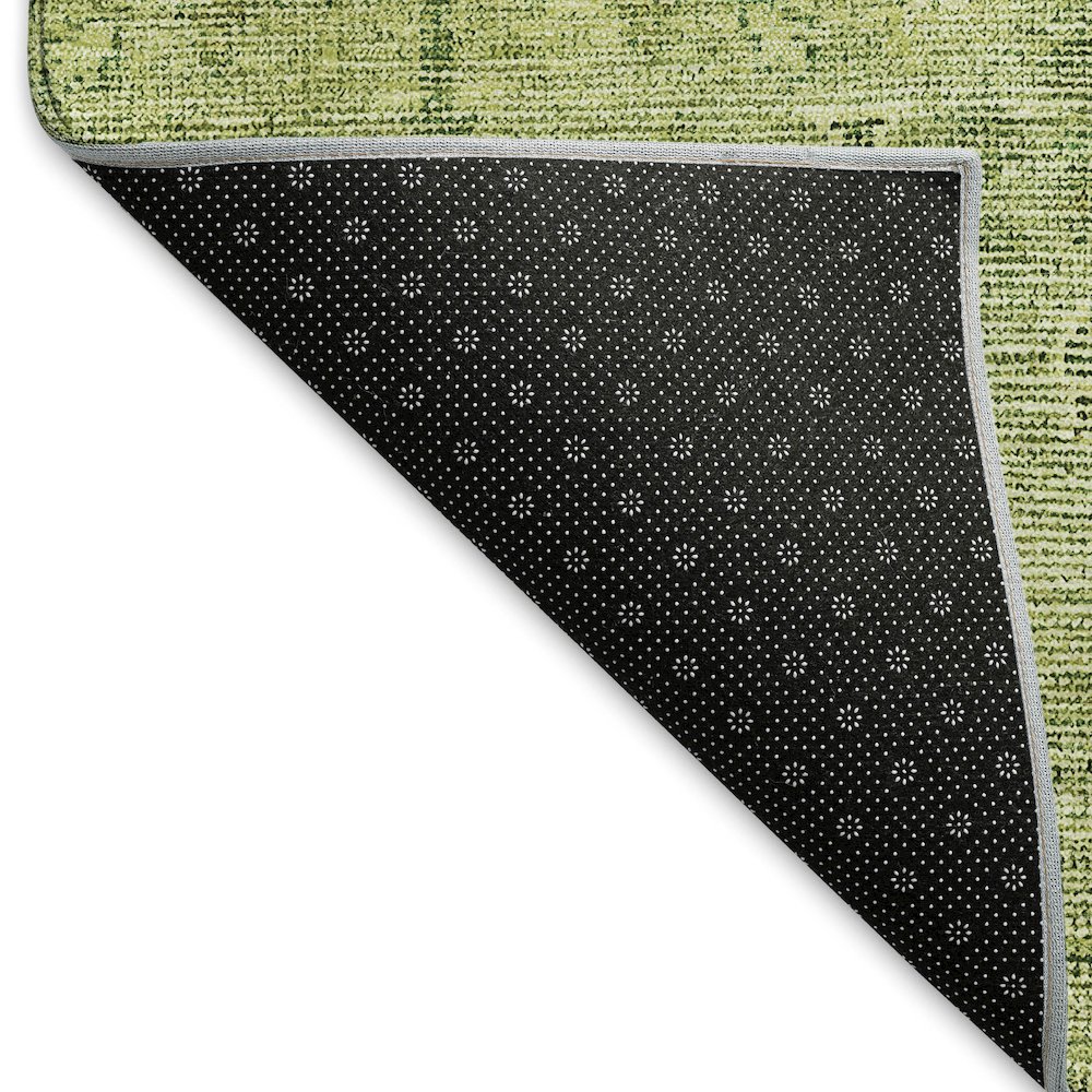 Premium Machine Washable Mayfield AMF790 Sage 2'3" x 7'6" Runner Rug. Picture 2