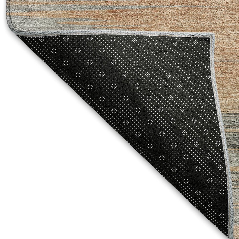 Premium Machine Washable Mayfield AMF793 Salmon 2'3" x 7'6" Runner Rug. Picture 2