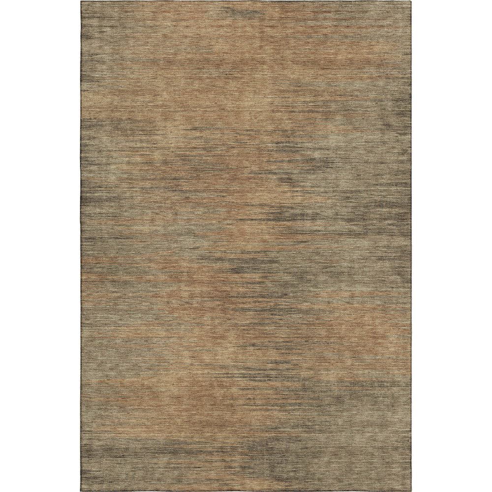 Premium Machine Washable Mayfield AMF794 Terracotta 3' x 5' Rug. Picture 1