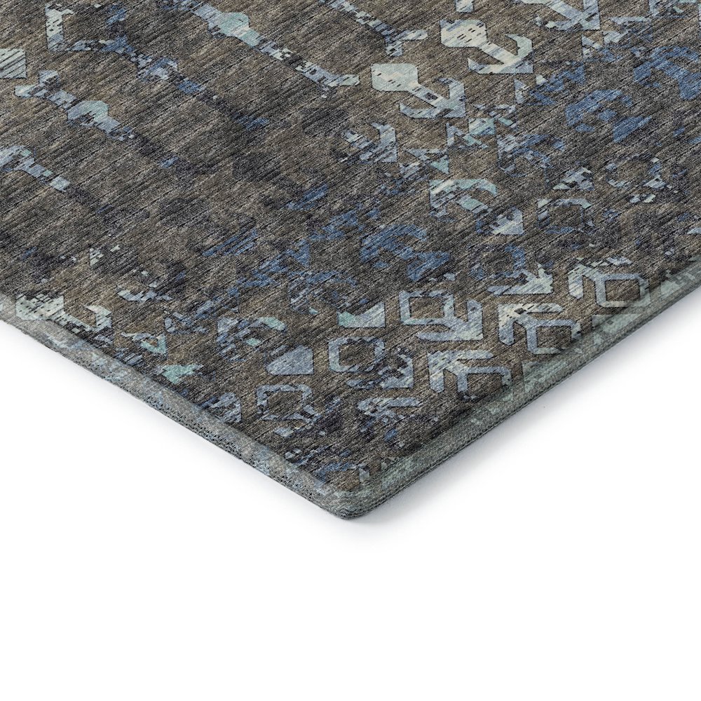 Premium Machine Washable Mayfield  Mink 2'3" x 7'6" Runner Rug. Picture 3