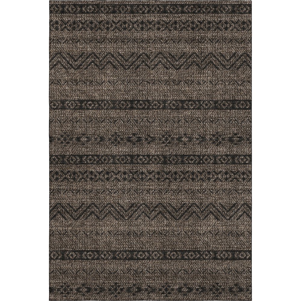 Premium Machine Washable Mayfield AMF803 Chocolate 3' x 5' Rug. Picture 1