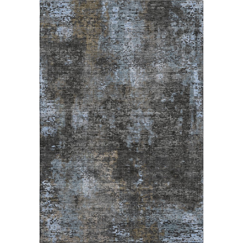 Premium Machine Washable Mayfield AMF815 Graphite 3' x 5' Rug. Picture 1