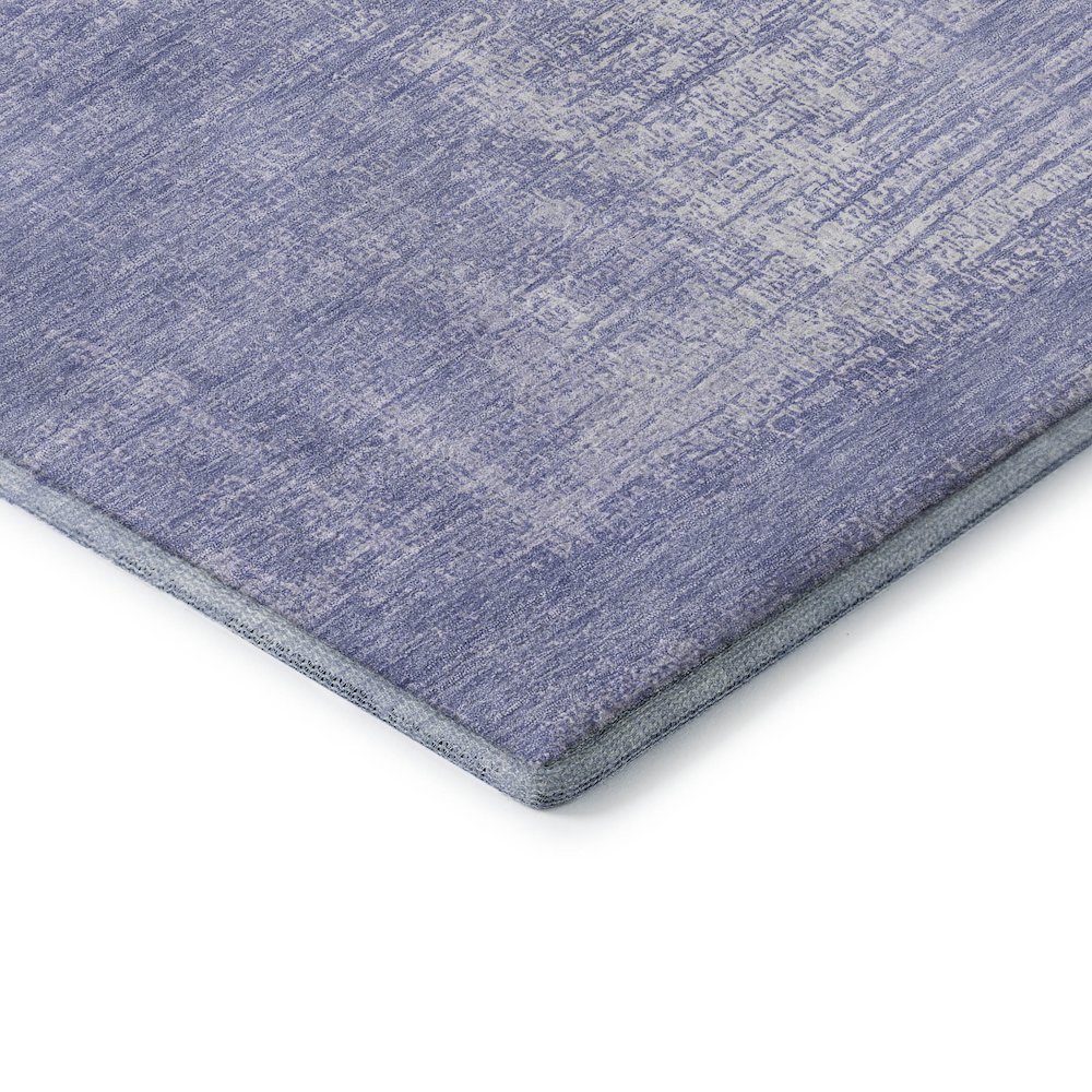 Premium Machine Washable Mayfield AMF839 Lavender 2'3" x 7'6" Runner Rug. Picture 3