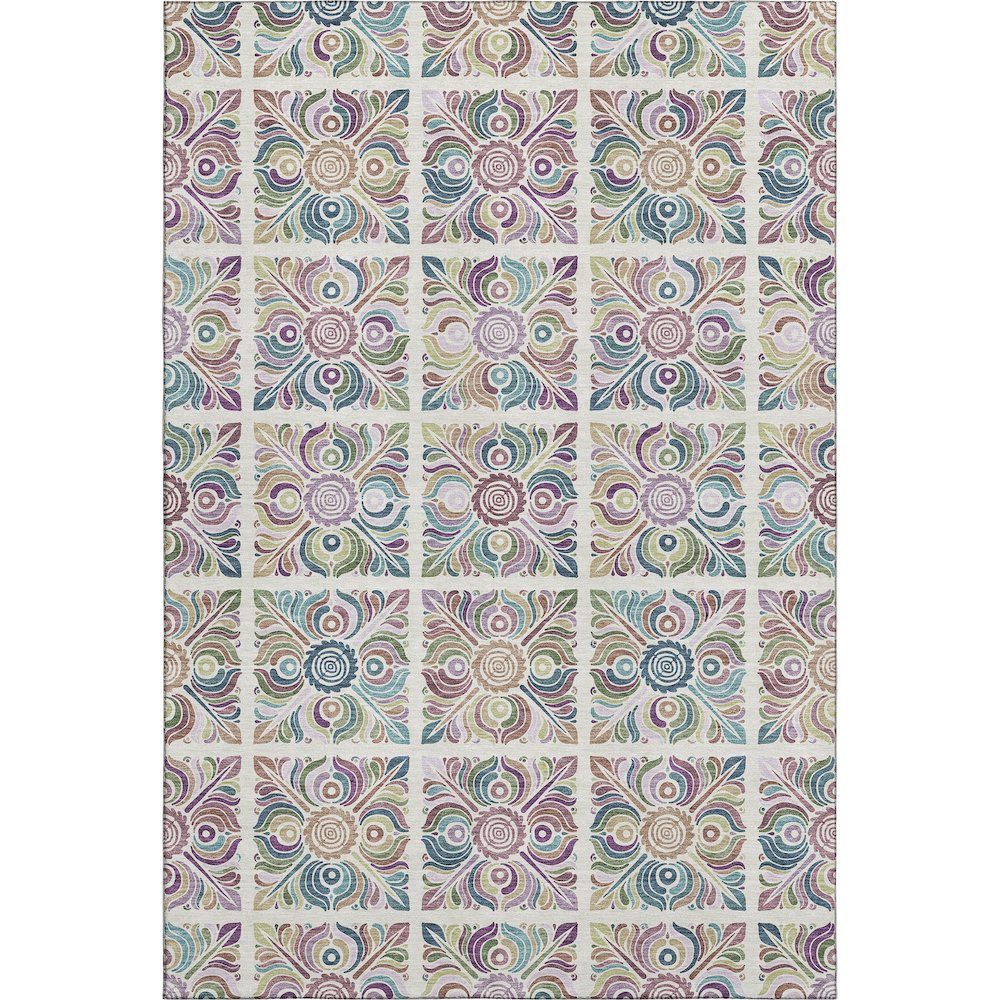 Premium Machine Washable Mayfield AMF852 Ivory 3' x 5' Rug. Picture 1