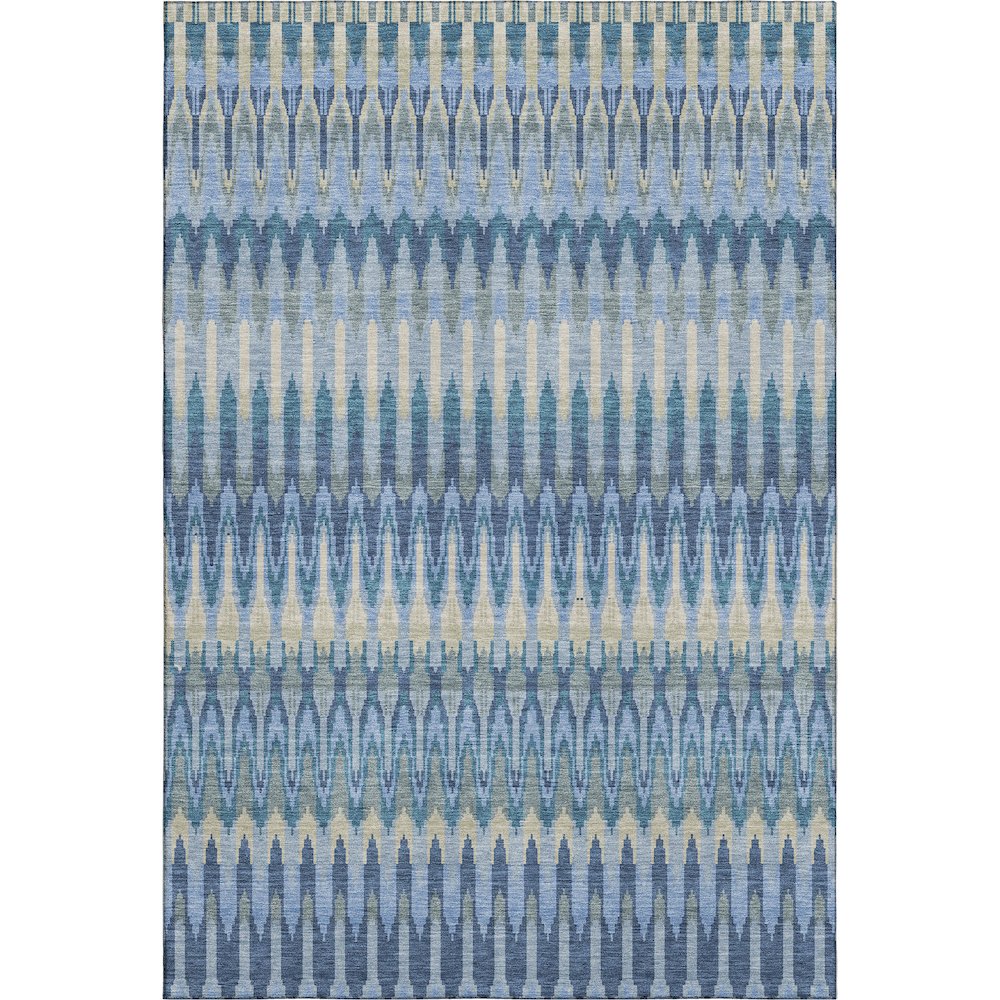 Premium Machine Washable Mayfield AMF860 Denim 3' x 5' Rug. Picture 1