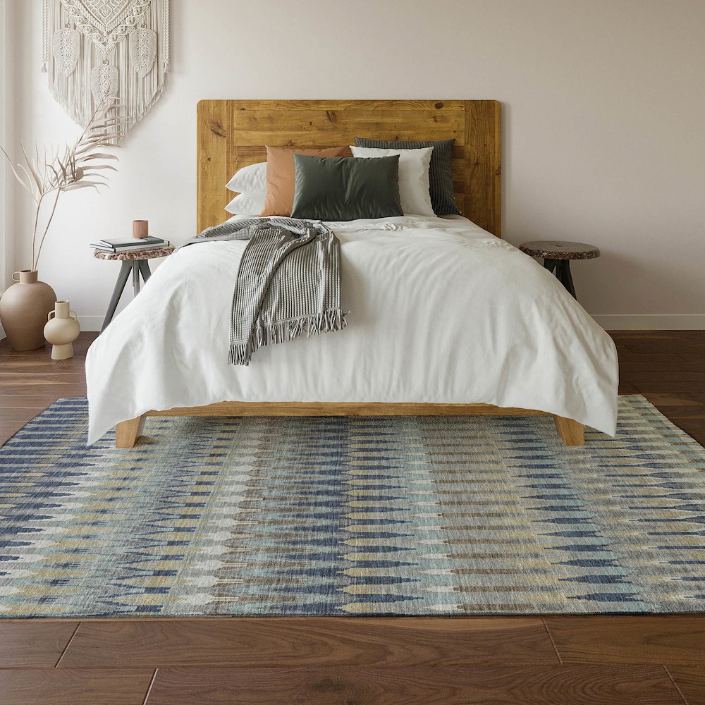 Premium Machine Washable Mayfield AMF860 Taupe 3' x 5' Rug. Picture 6