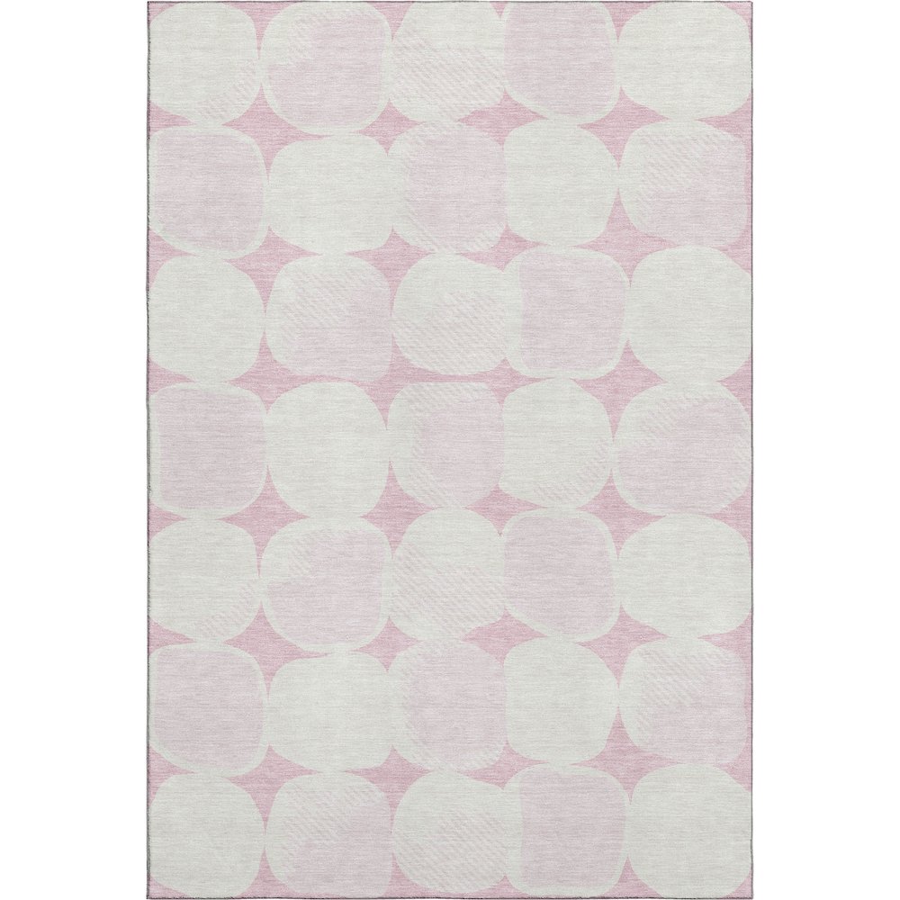 Premium Machine Washable Mayfield AMF870 Pink 3' x 5' Rug. Picture 1