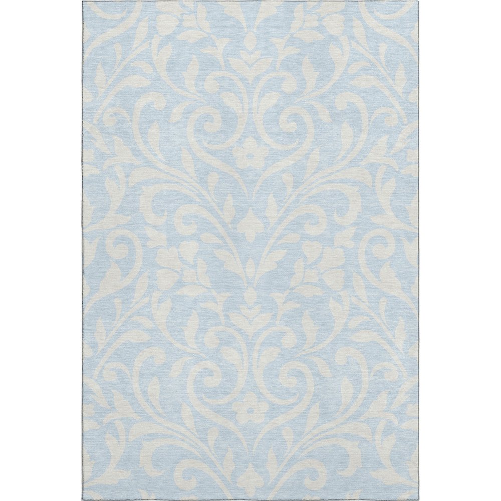 Premium Machine Washable Mayfield AMF875 Sky 3' x 5' Rug. Picture 1