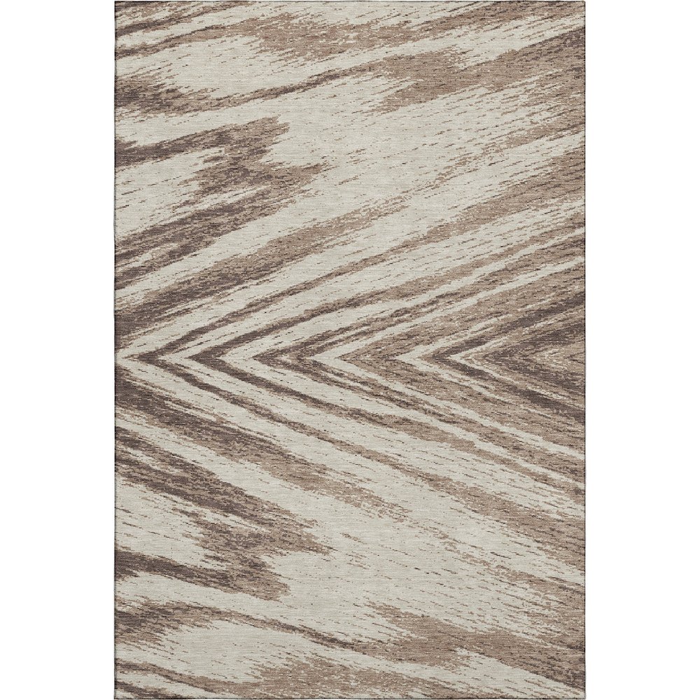 Premium Machine Washable Mayfield AMF876 Brown 3' x 5' Rug. Picture 1