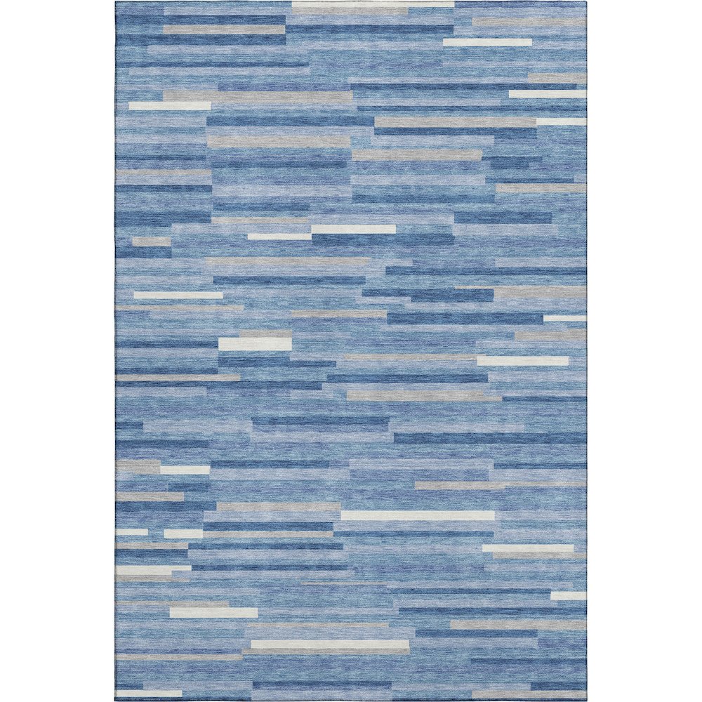 Premium Machine Washable Mayfield AMF894 Sky 3' x 5' Rug. Picture 1