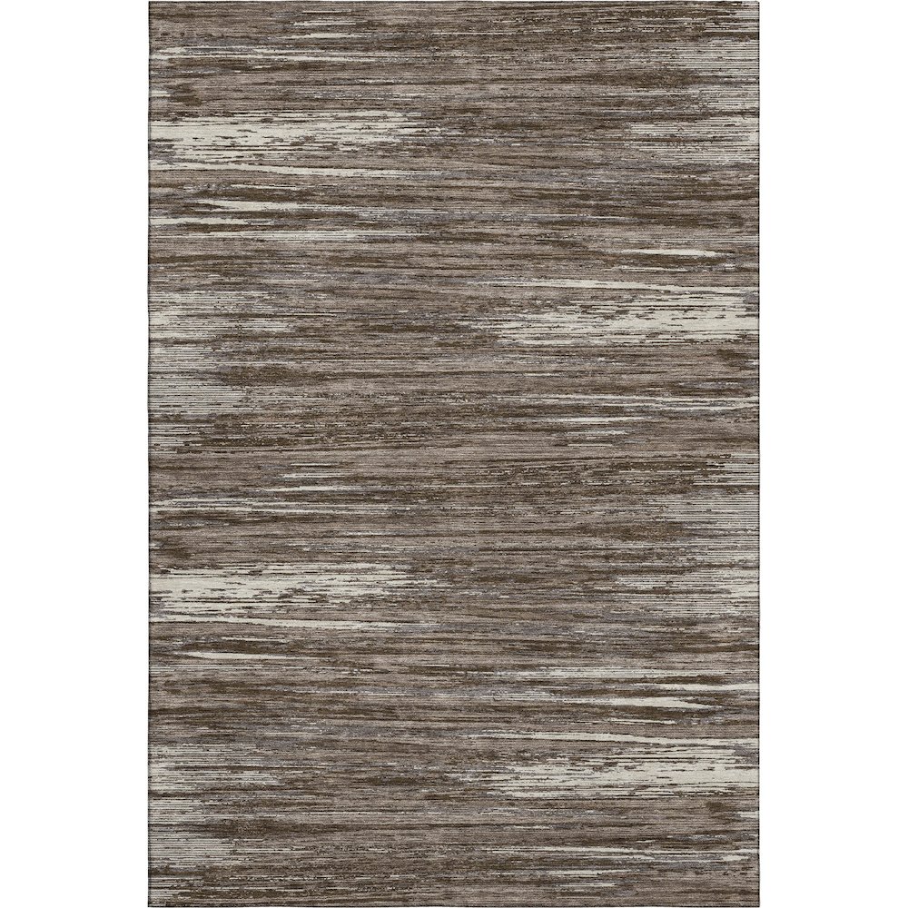 Premium Machine Washable Mayfield AMF896 Brown 3' x 5' Rug. Picture 1