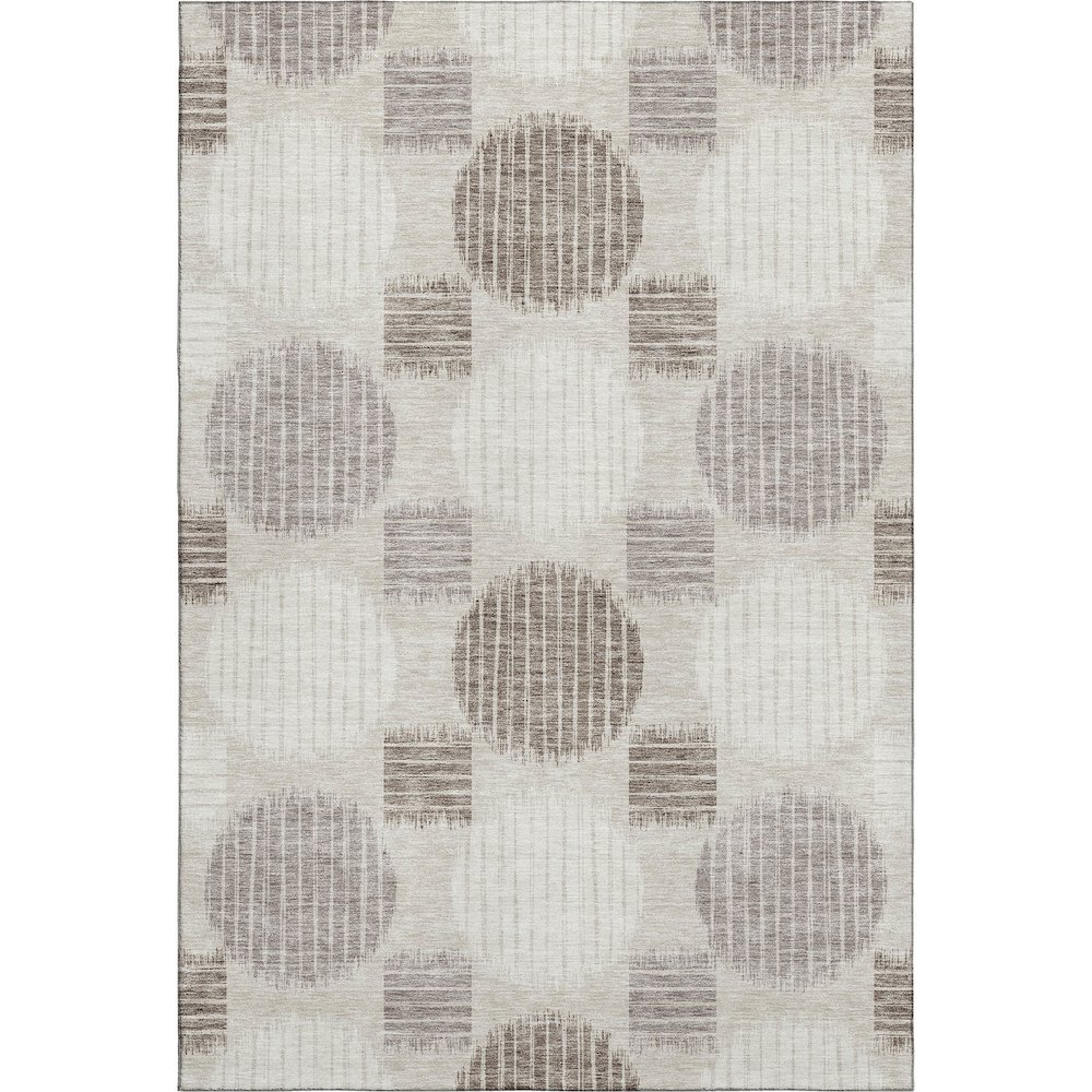 Premium Machine Washable Mayfield AMF900 Beige 3' x 5' Rug. Picture 1