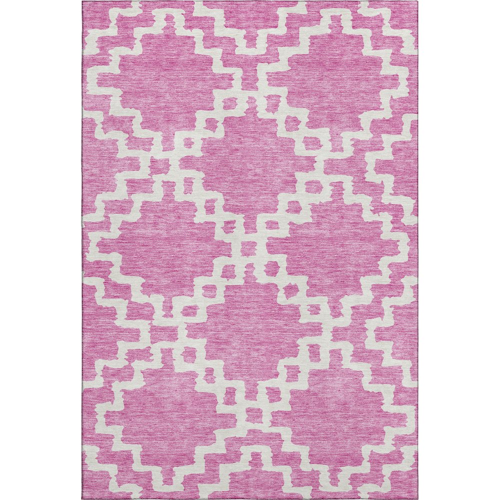 Premium Machine Washable Mayfield AMF902 Blush 3' x 5' Rug. Picture 1