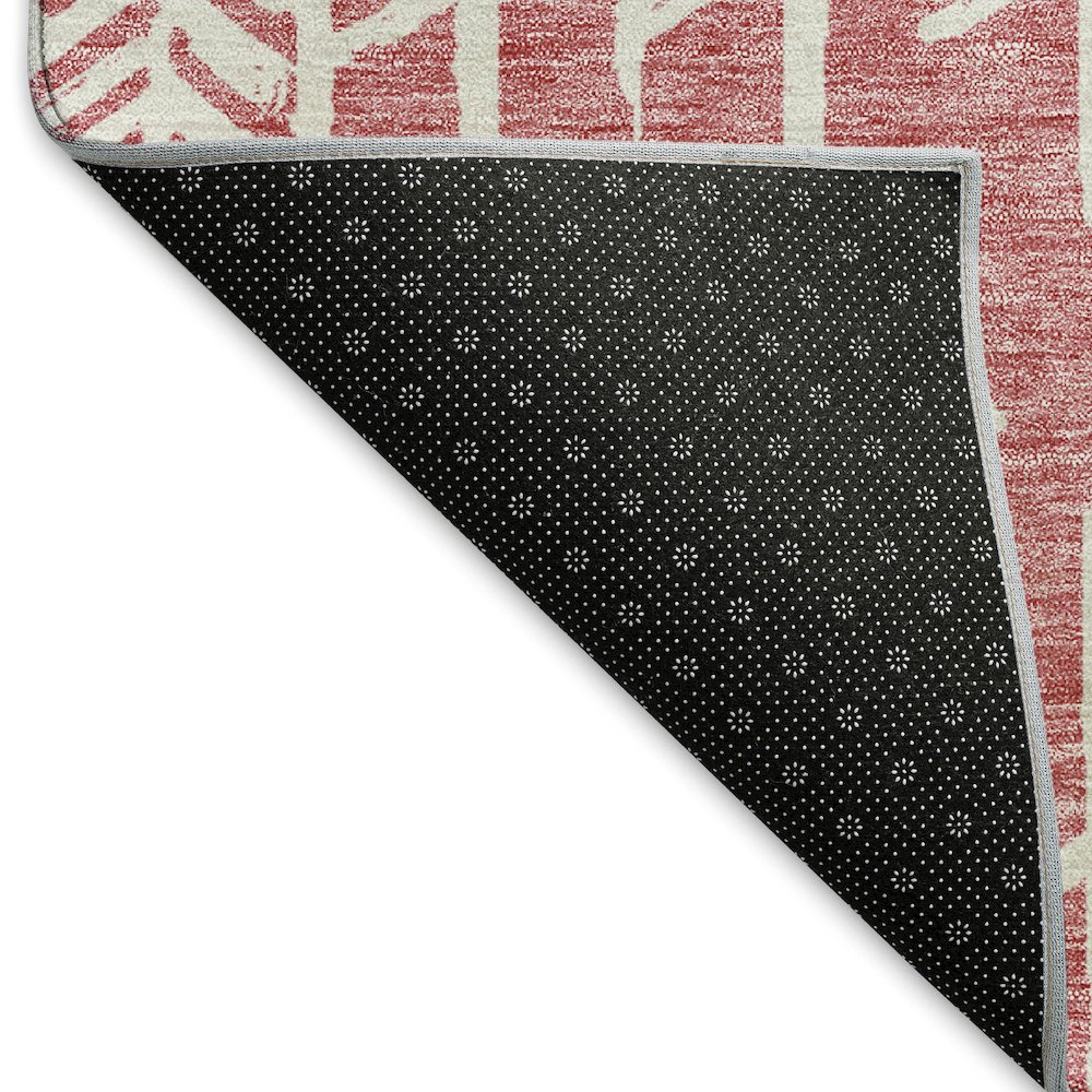 Premium Machine Washable Mayfield AMF906 Blush 2'3" x 7'6" Runner Rug. Picture 2
