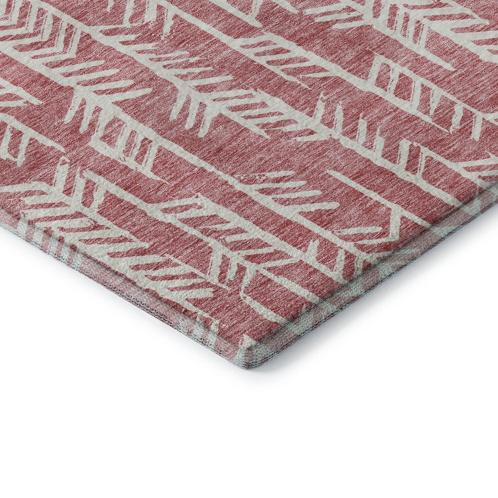 Premium Machine Washable Mayfield AMF906 Blush 2'3" x 7'6" Runner Rug. Picture 3