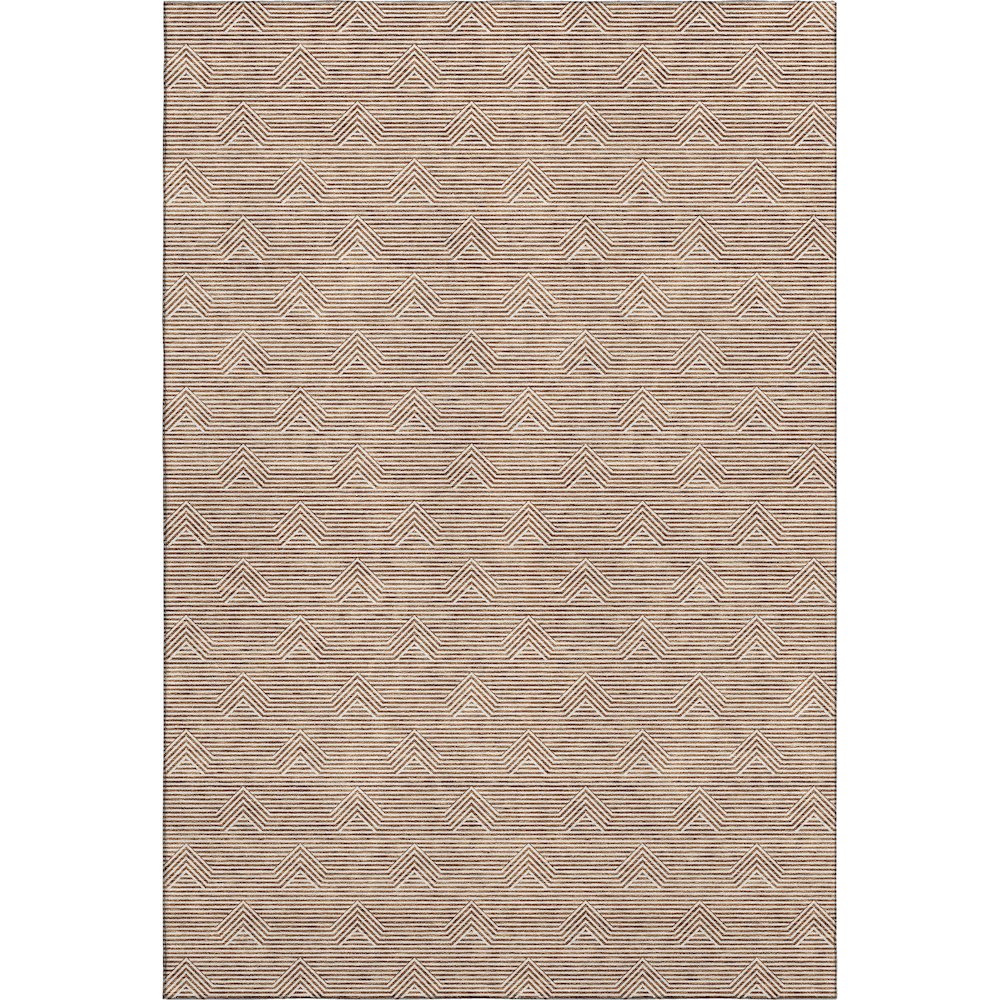 Premium Machine Washable Mayfield AMF910 Paprika 3' x 5' Rug. Picture 1