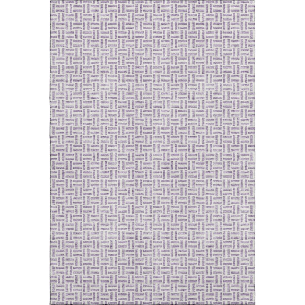 Premium Machine Washable Mayfield AMF911 Lavender 3' x 5' Rug. Picture 1
