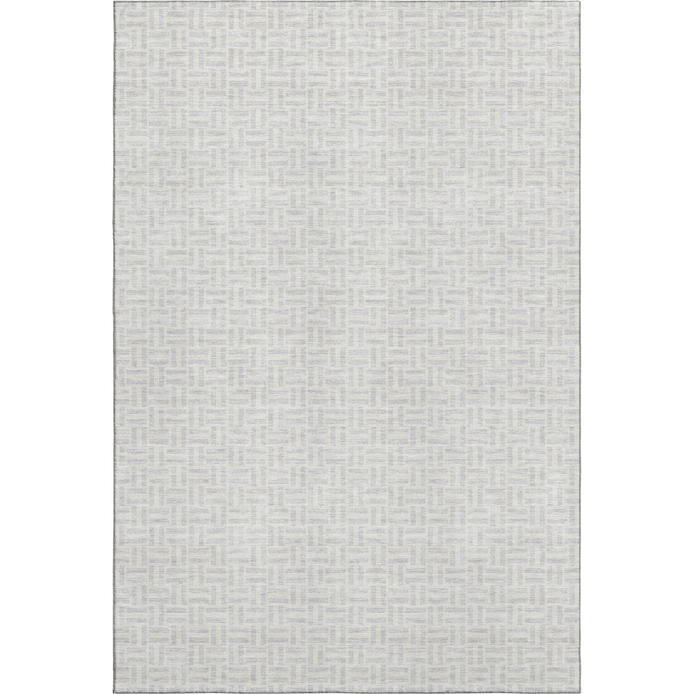 Premium Machine Washable Mayfield AMF911 Silver 3' x 5' Rug. Picture 1