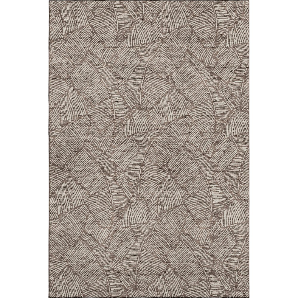 Premium Machine Washable Mayfield AMF913 Brown 3' x 5' Rug. Picture 1
