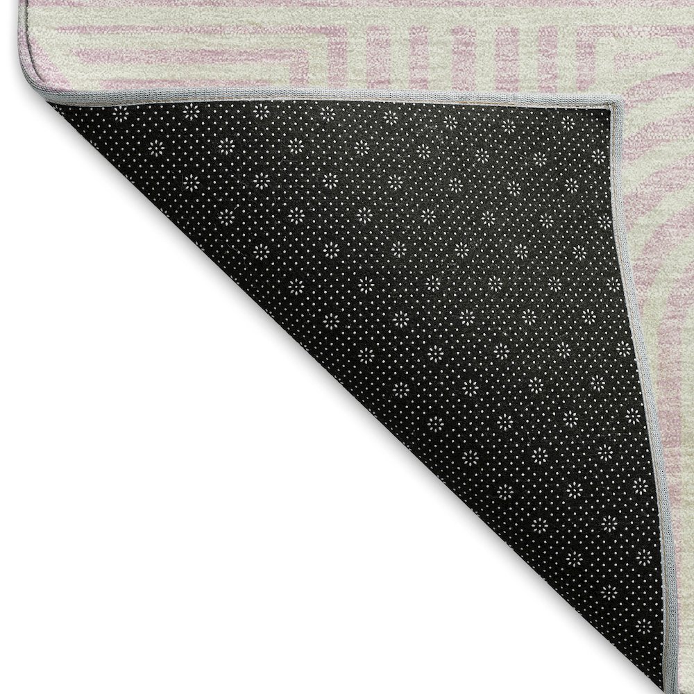 Premium Machine Washable Mayfield AMF917 Pink 2'3" x 7'6" Runner Rug. Picture 2