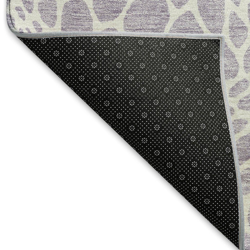 Premium Machine Washable Mayfield AMF919 Lilac 2'3" x 7'6" Runner Rug. Picture 2