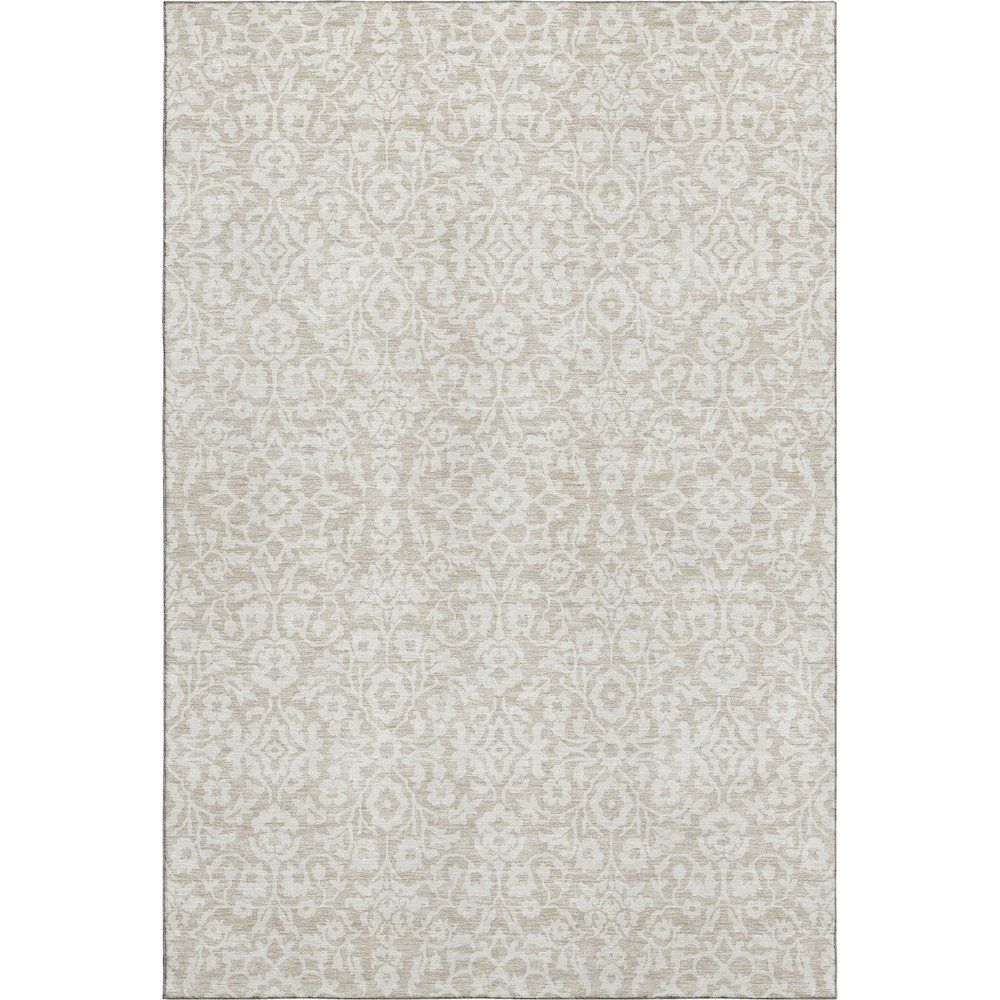 Premium Machine Washable Mayfield AMF920 Beige 3' x 5' Rug. Picture 1