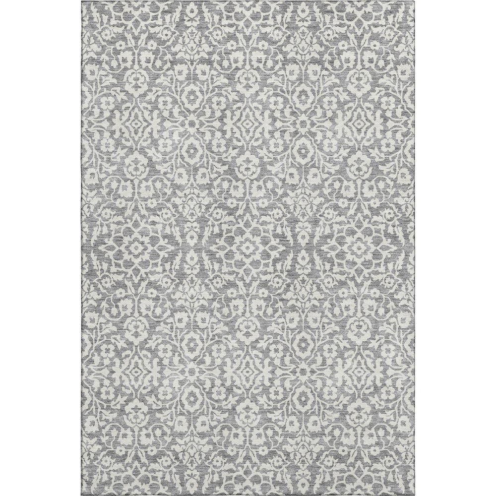 Premium Machine Washable Mayfield AMF920 Gray 3' x 5' Rug. Picture 1