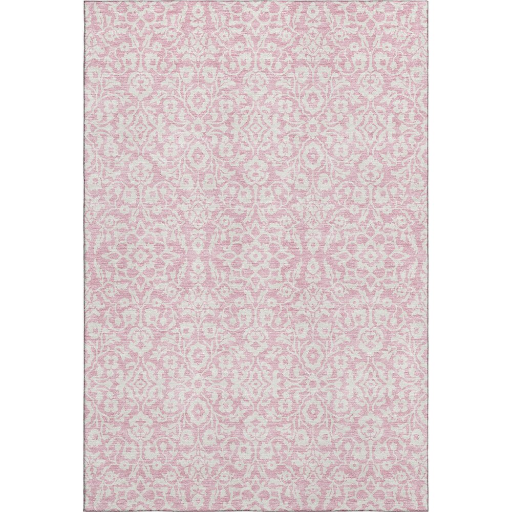 Premium Machine Washable Mayfield AMF920 Pink 3' x 5' Rug. Picture 1