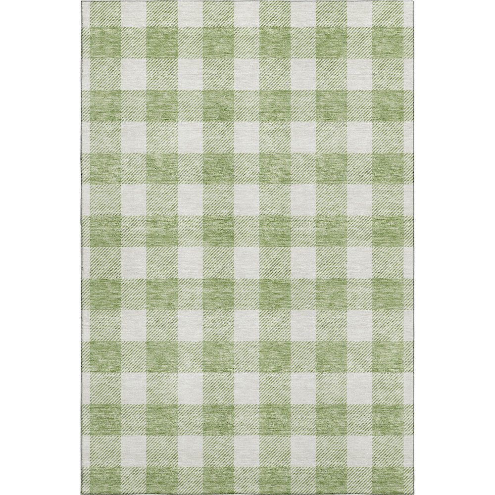 Premium Machine Washable Mayfield AMF923 Aloe 3' x 5' Rug. Picture 1
