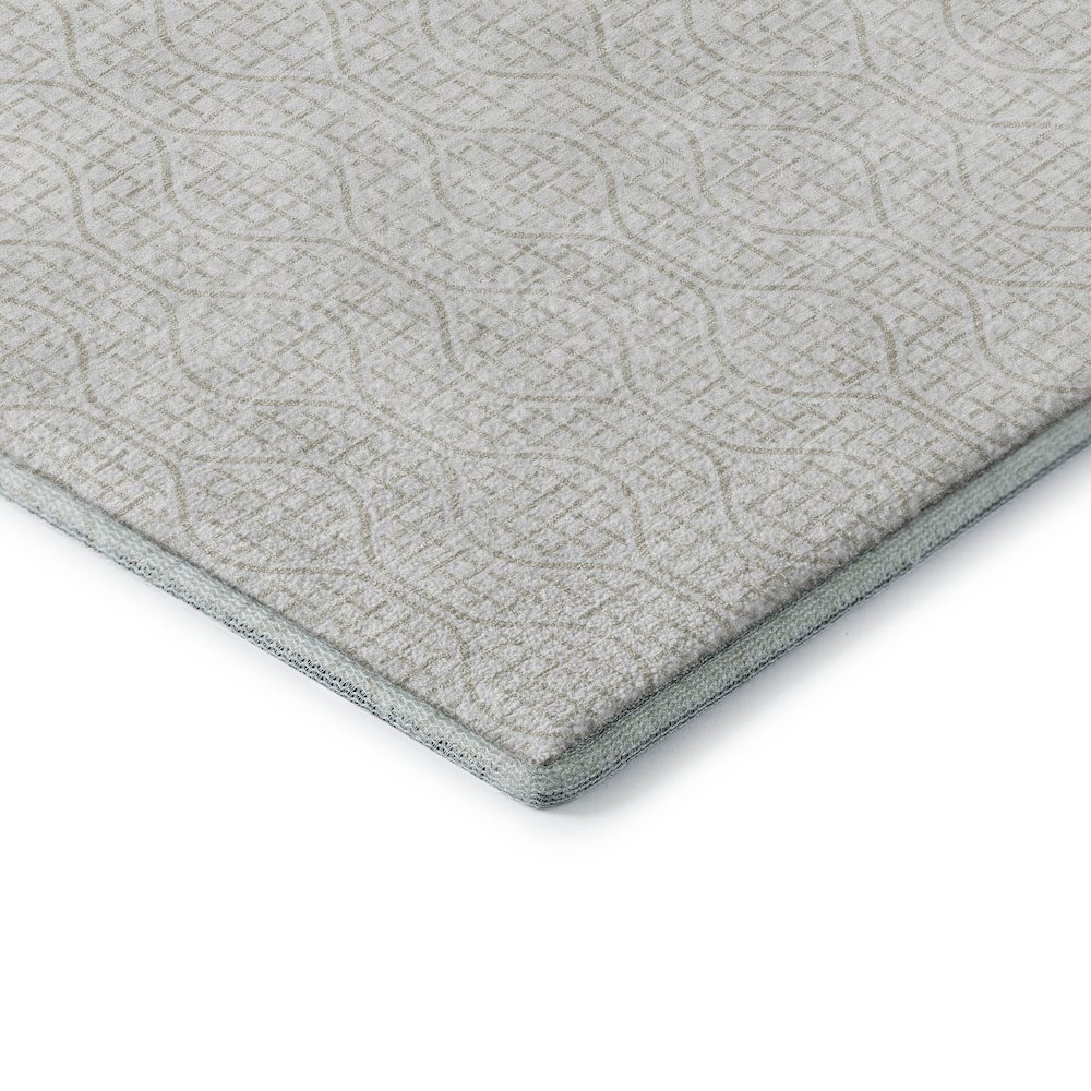 Premium Machine Washable Mayfield AMF926 Ivory 2'3" x 7'6" Runner Rug. Picture 3