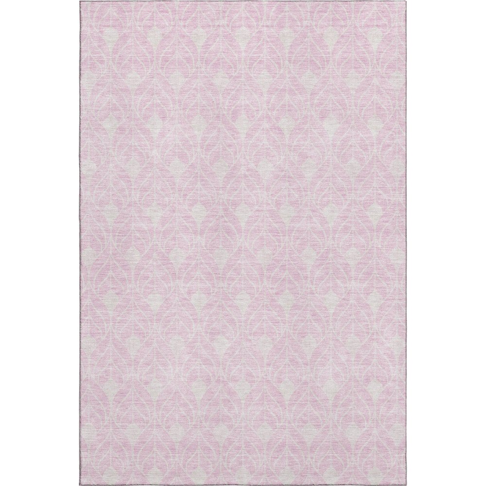 Premium Machine Washable Mayfield AMF927 Pink 3' x 5' Rug. Picture 1