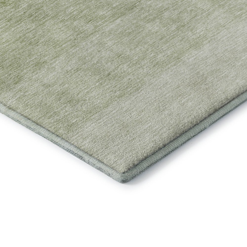 Premium Machine Washable Mayfield AMF928 Green 2'3" x 7'6" Runner Rug. Picture 3