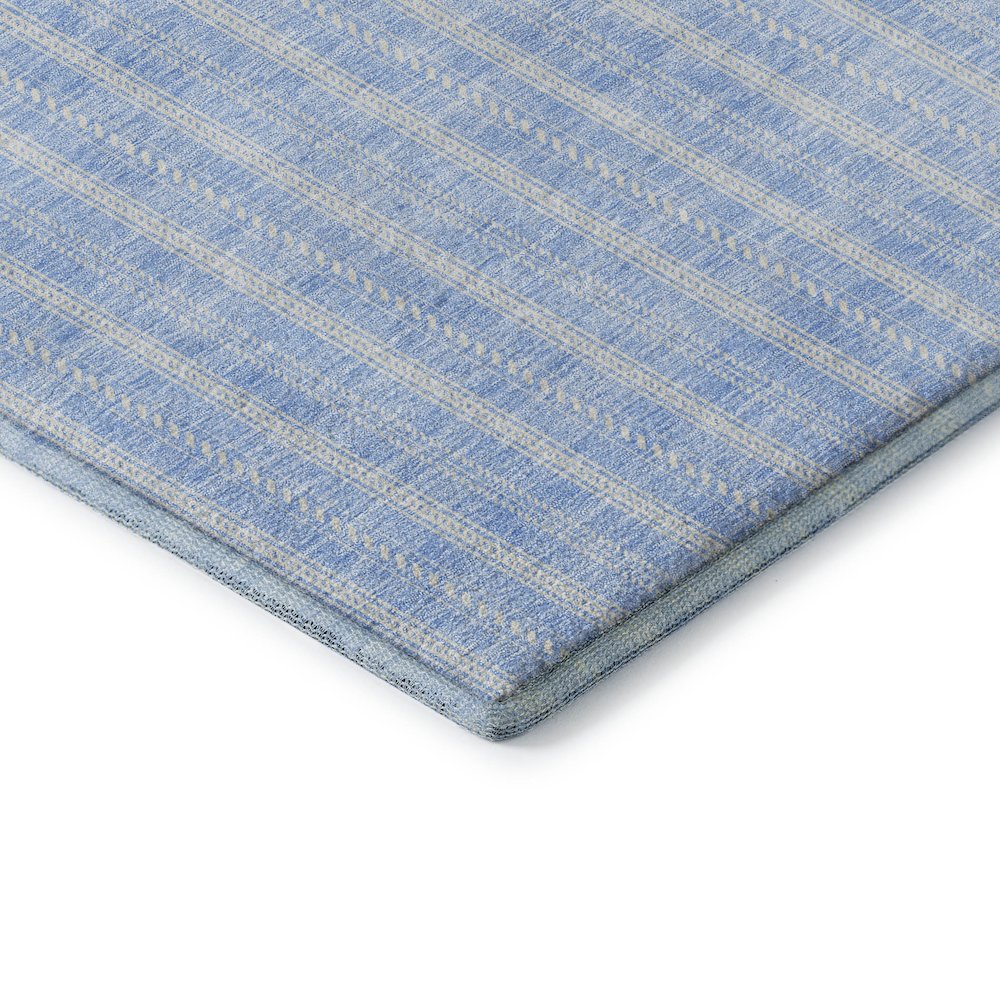 Premium Machine Washable Mayfield AMF929 Sky 2'3" x 7'6" Runner Rug. Picture 3