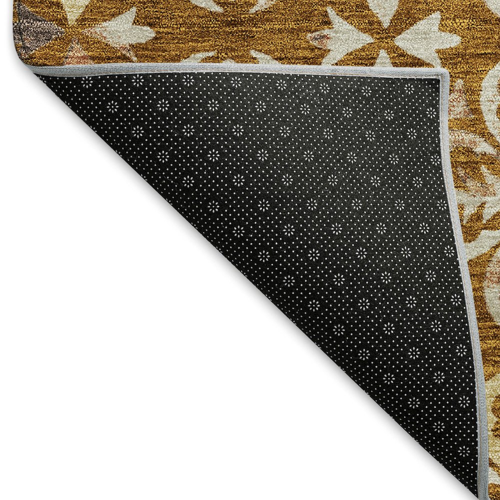 Premium Machine Washable Mayfield AMF930 Paprika 2'3" x 7'6" Runner Rug. Picture 2