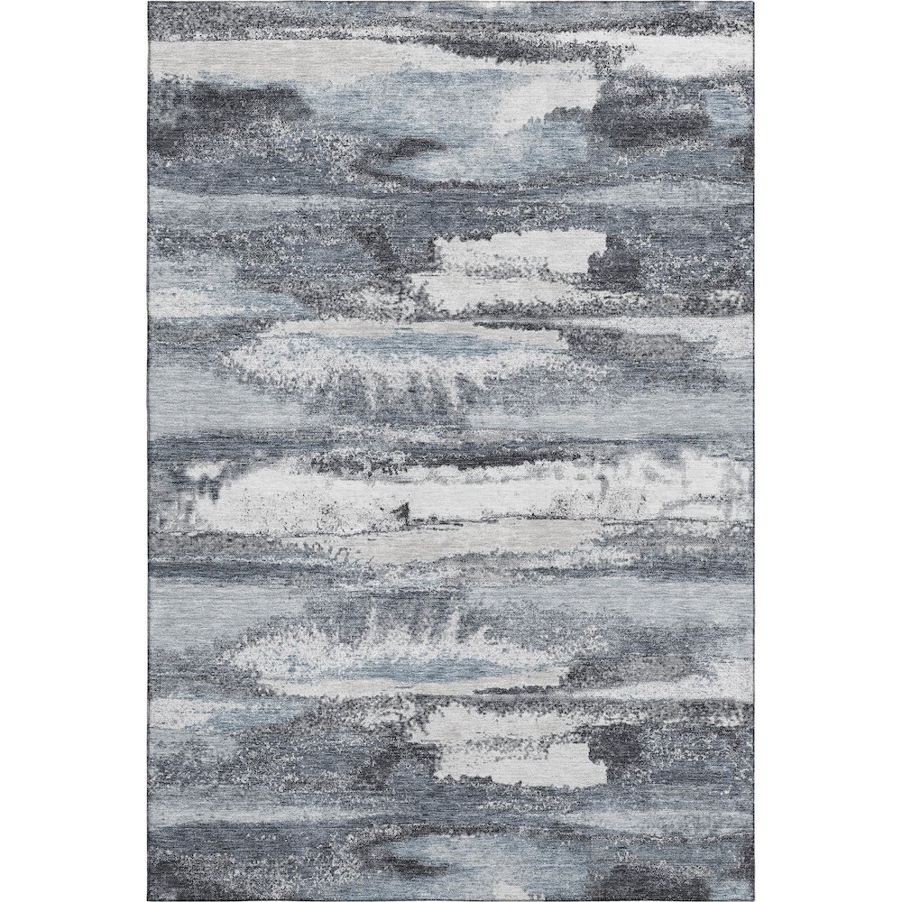 Premium Machine Washable Mayfield AMF942 Gray 3' x 5' Rug. Picture 1