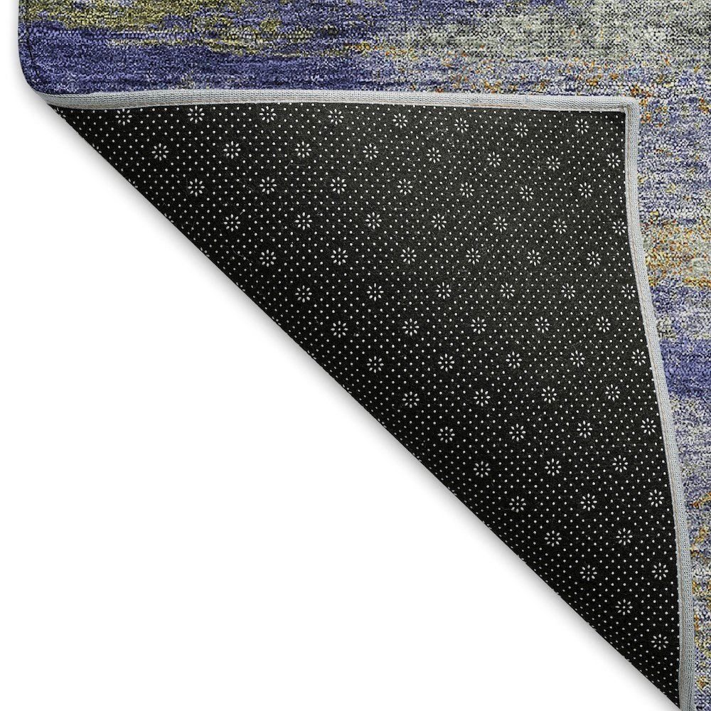 Premium Machine Washable Mayfield AMF942 Lavender 2'3" x 7'6" Runner Rug. Picture 2
