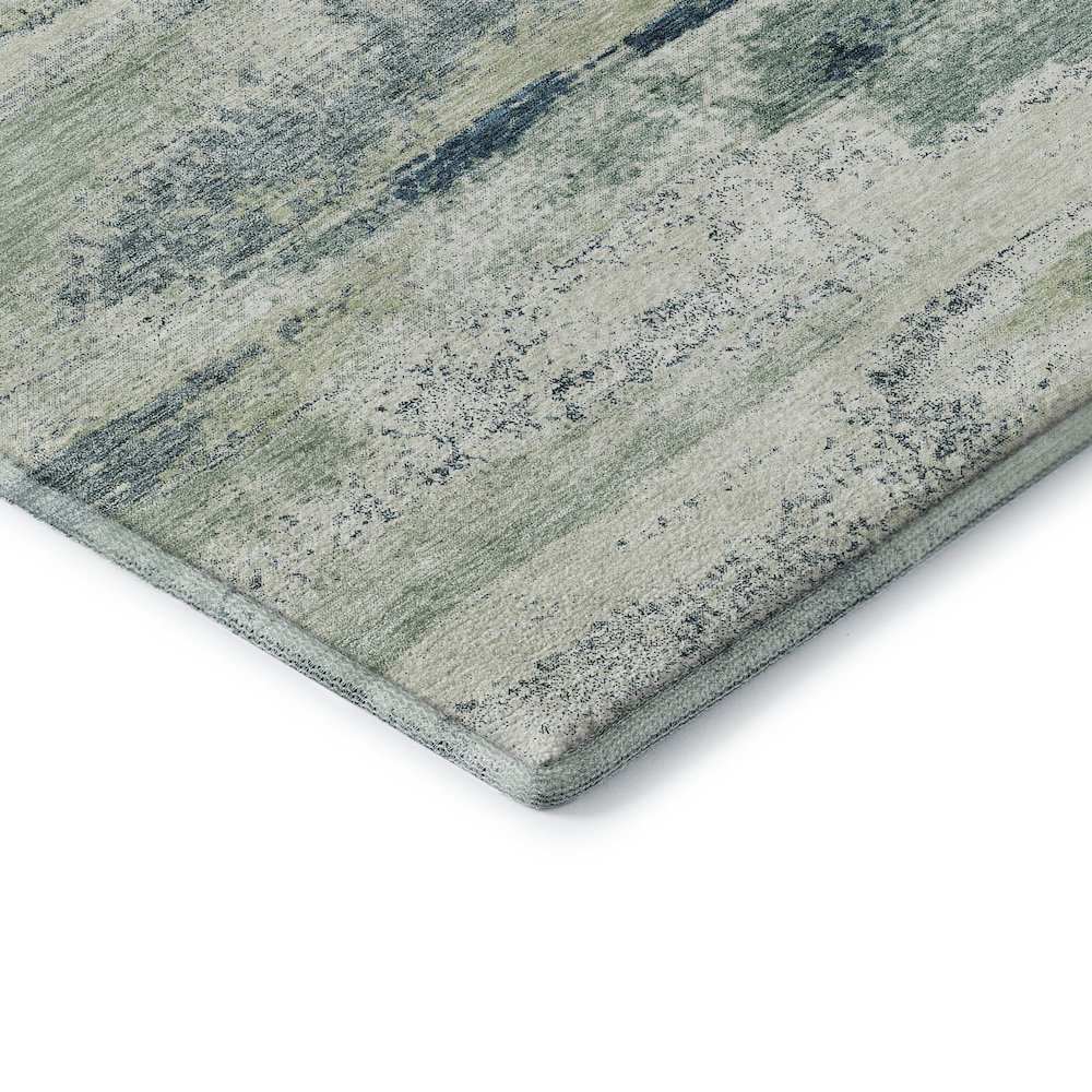 Premium Machine Washable Mayfield AMF942 Mint 2'3" x 7'6" Runner Rug. Picture 3