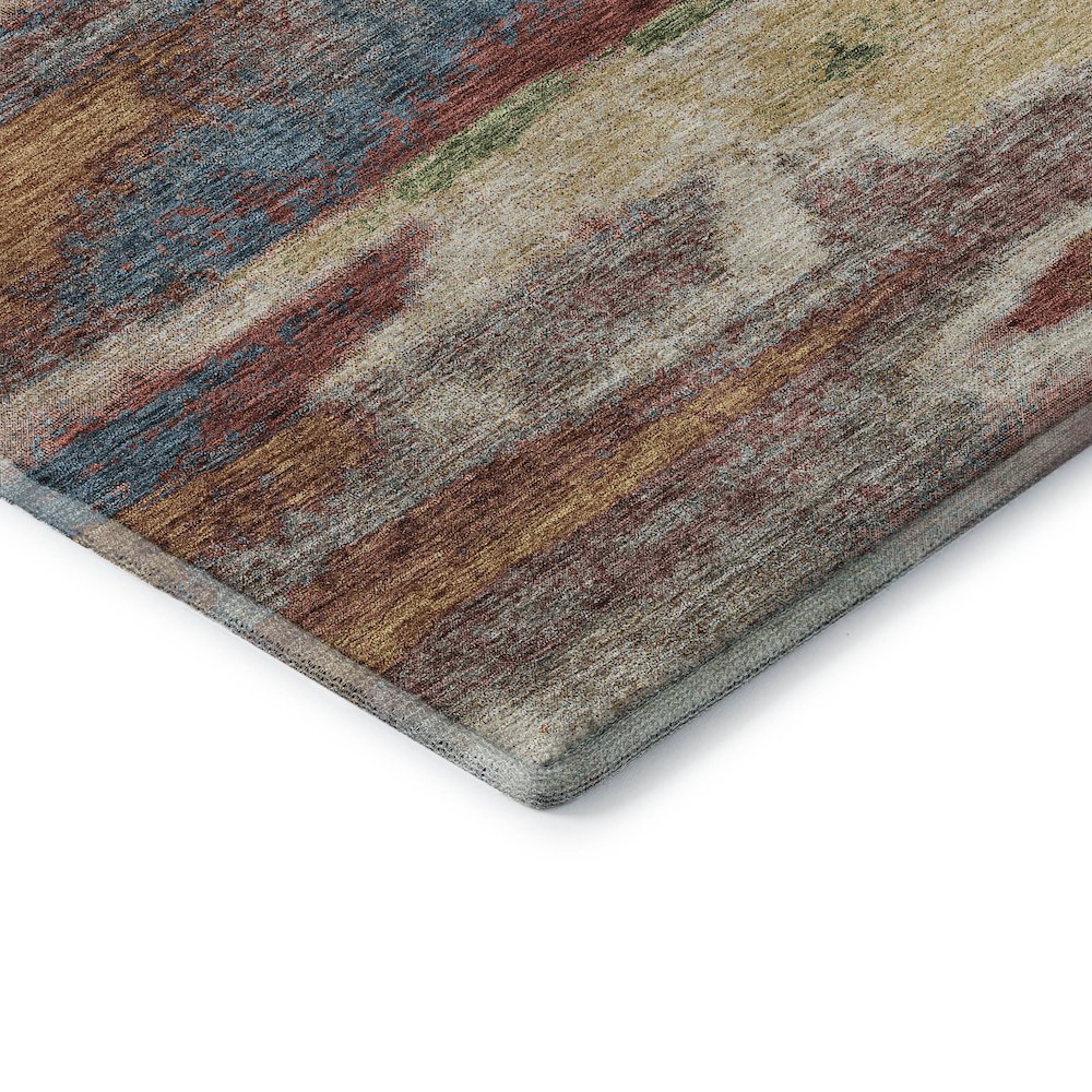 Premium Machine Washable Mayfield AMF942 Paprika 2'3" x 7'6" Runner Rug. Picture 3