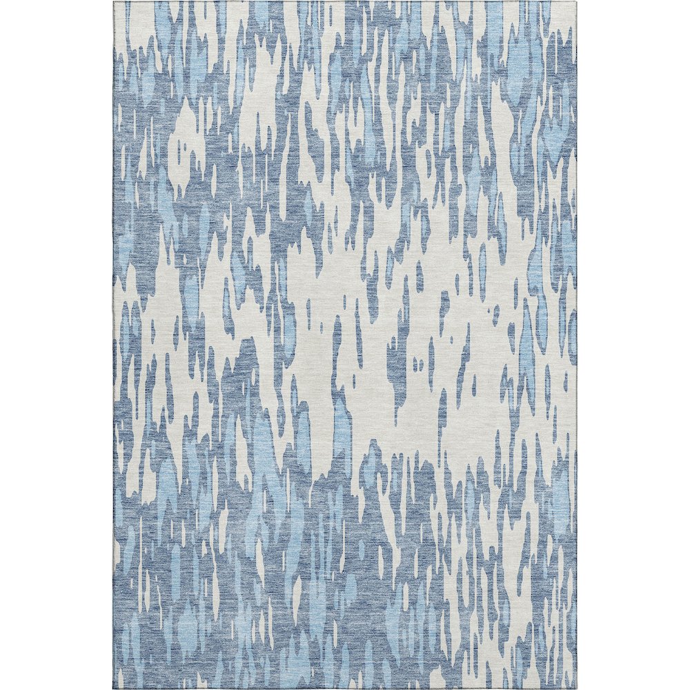 Premium Machine Washable Mayfield AMF945 Denim 3' x 5' Rug. Picture 1
