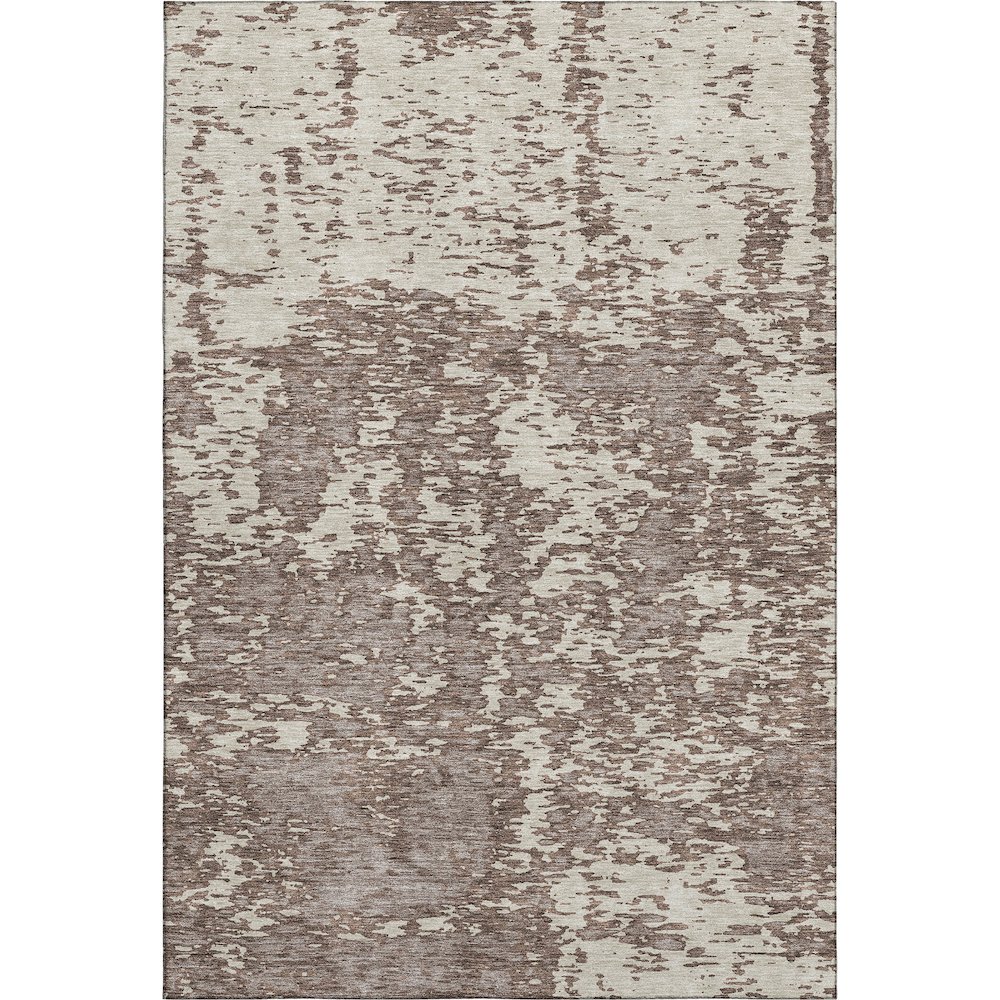 Premium Machine Washable Mayfield AMF946 Brown 3' x 5' Rug. Picture 1