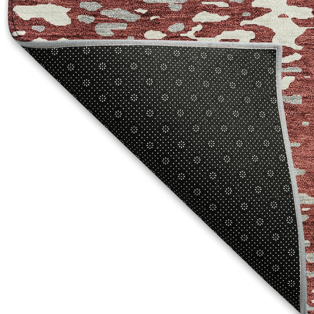 Premium Machine Washable Mayfield AMF949 Garnet 2'3" x 7'6" Runner Rug. Picture 2