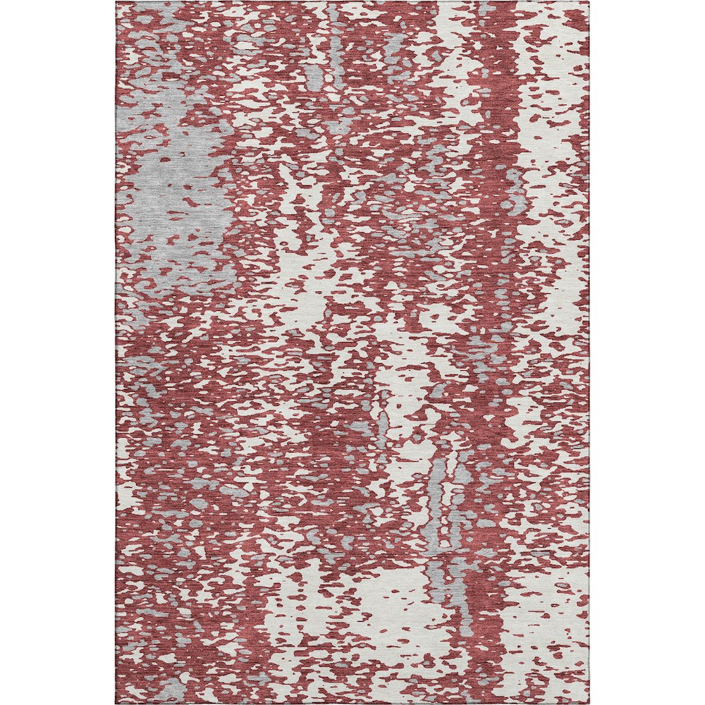 Premium Machine Washable Mayfield AMF949 Garnet 3' x 5' Rug. Picture 1