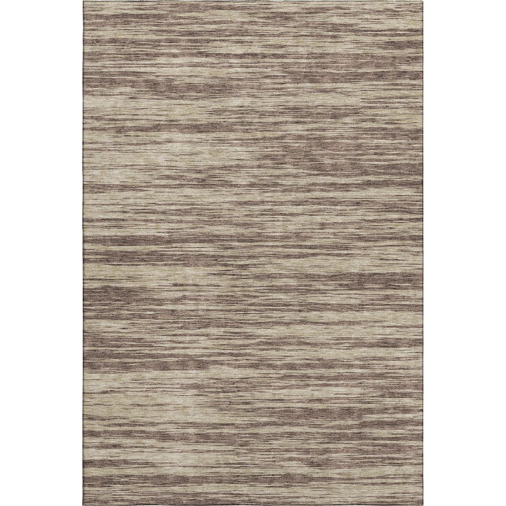 Premium Machine Washable Mayfield AMF951 Brown 3' x 5' Rug. Picture 1