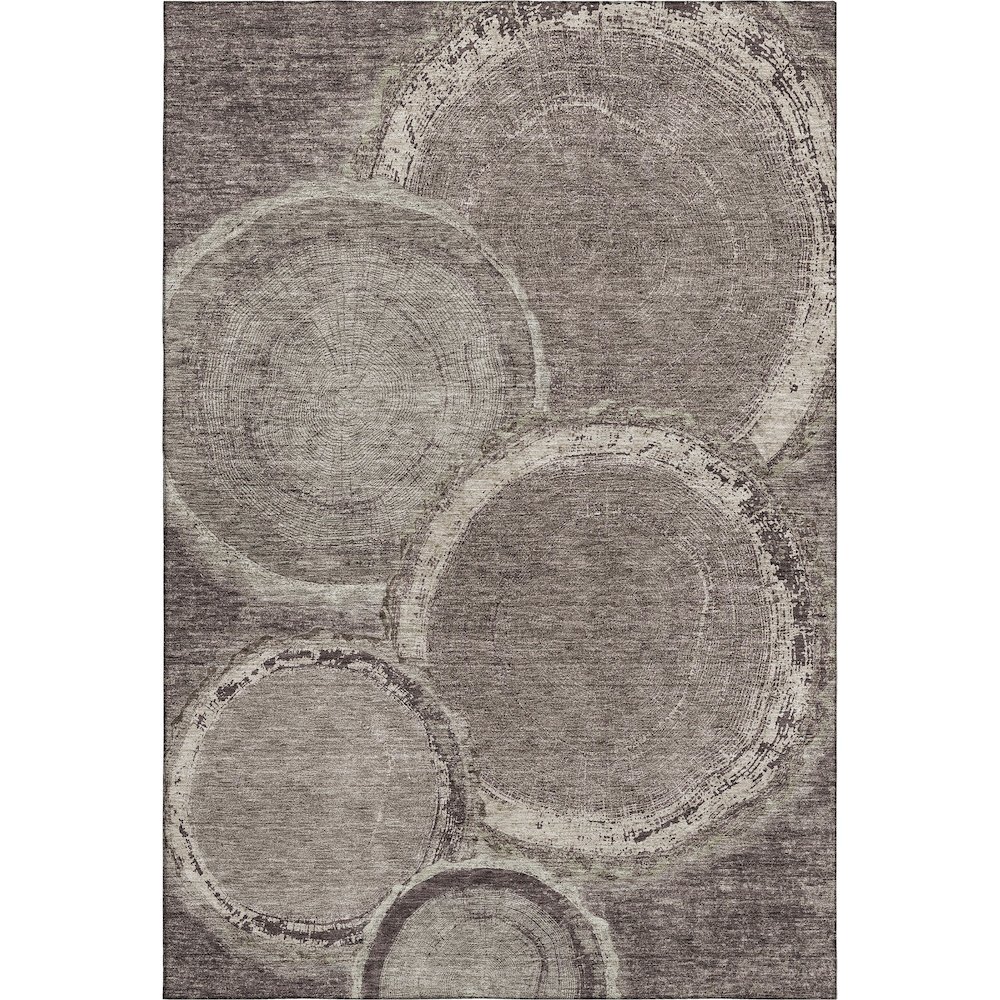 Premium Machine Washable Mayfield AMF952 Chocolate 3' x 5' Rug. Picture 1